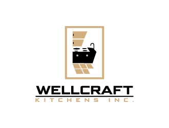 WellCraft Kitchens Inc. logo design by Erasedink