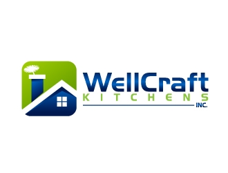 WellCraft Kitchens Inc. logo design by Dawnxisoul393