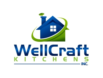 WellCraft Kitchens Inc. logo design by Dawnxisoul393
