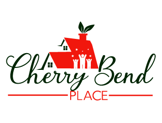 Cherry Bend Place logo design by bloomgirrl