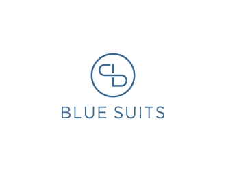 blue suits logo design by CreativeKiller