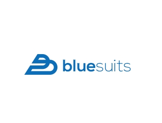 blue suits logo design by rahmatillah11