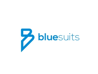 blue suits logo design by rahmatillah11
