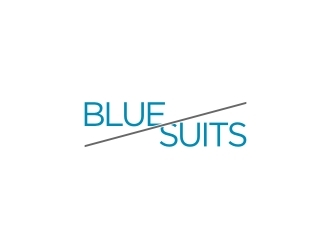 blue suits logo design by narnia