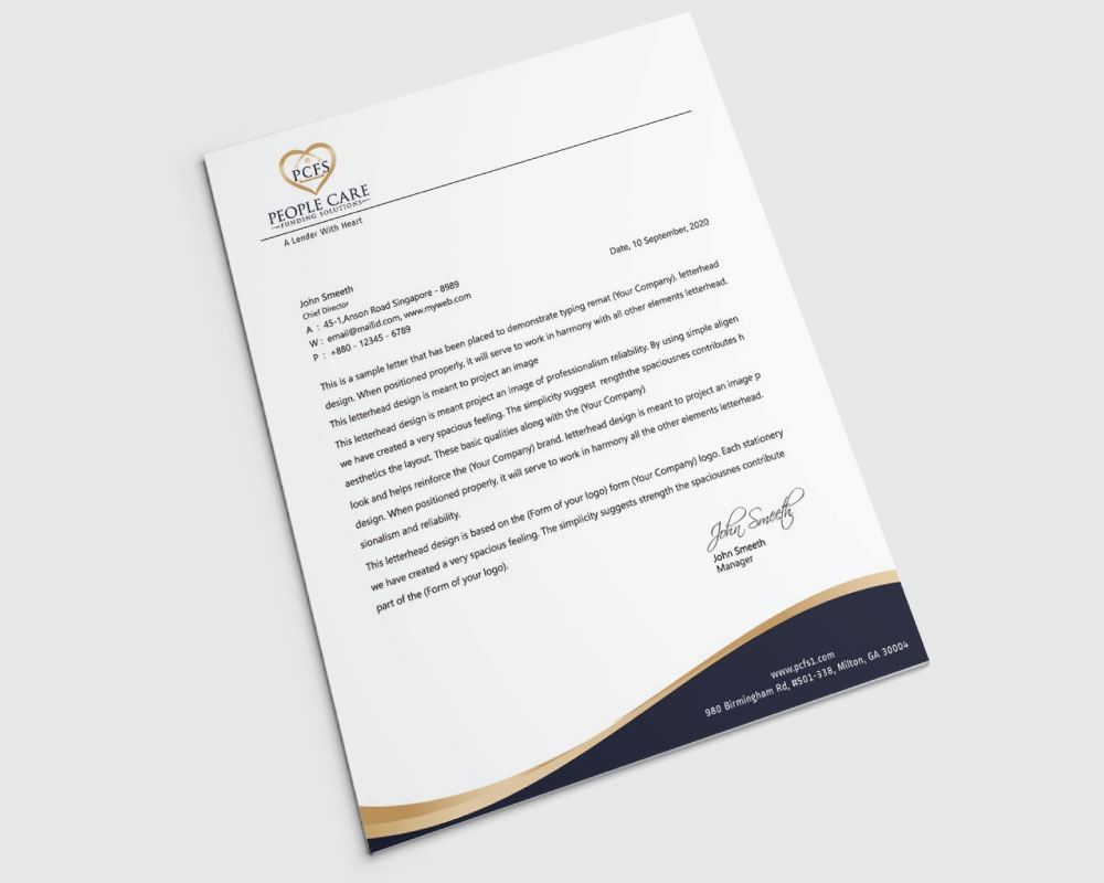 People Care Funding Solutions, LLC DBA PCFS logo design by Boomstudioz