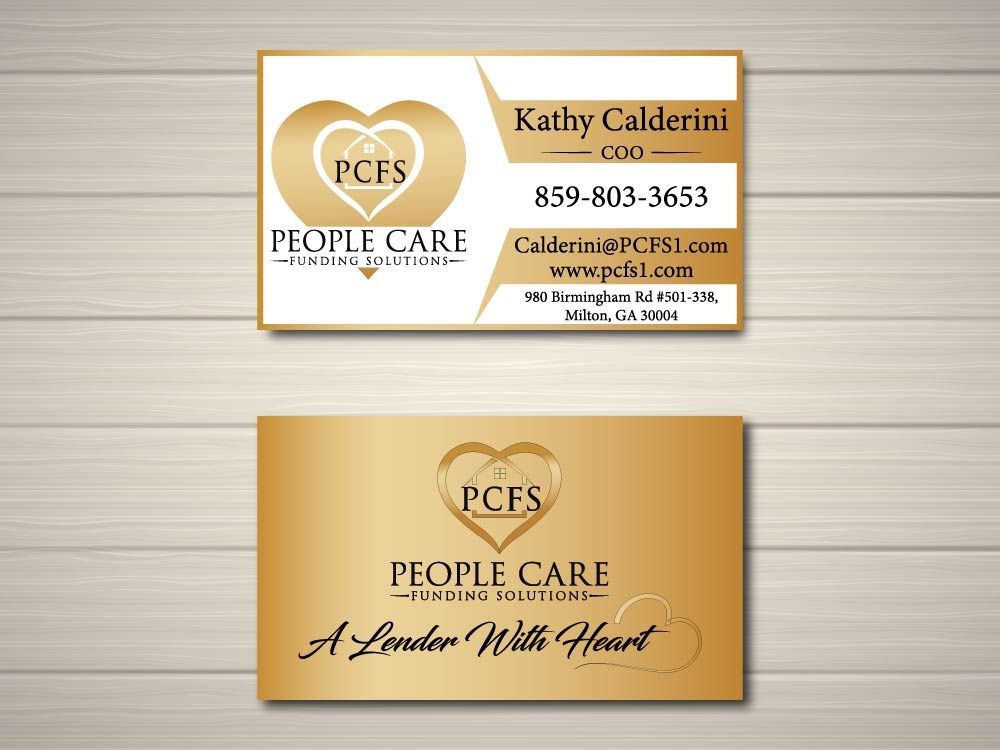 People Care Funding Solutions, LLC DBA PCFS logo design by bulatITA