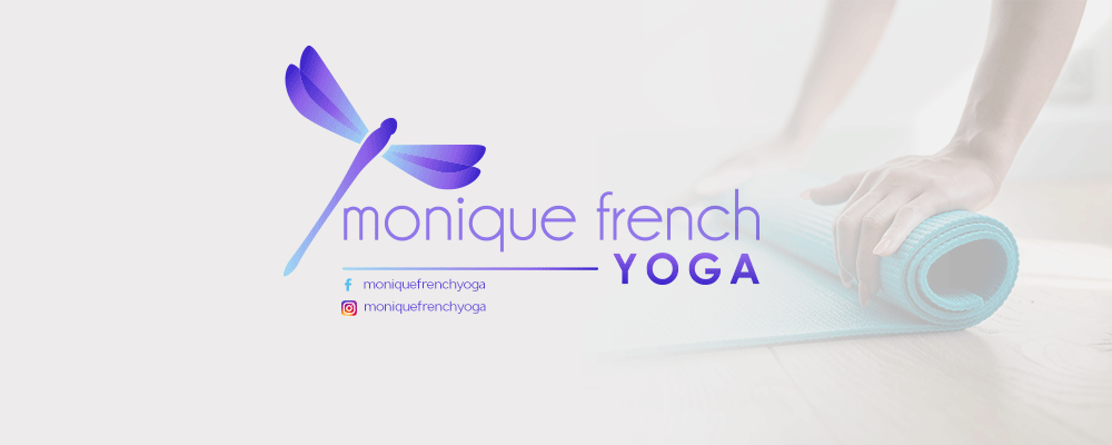 Monique French Yoga logo design by heba