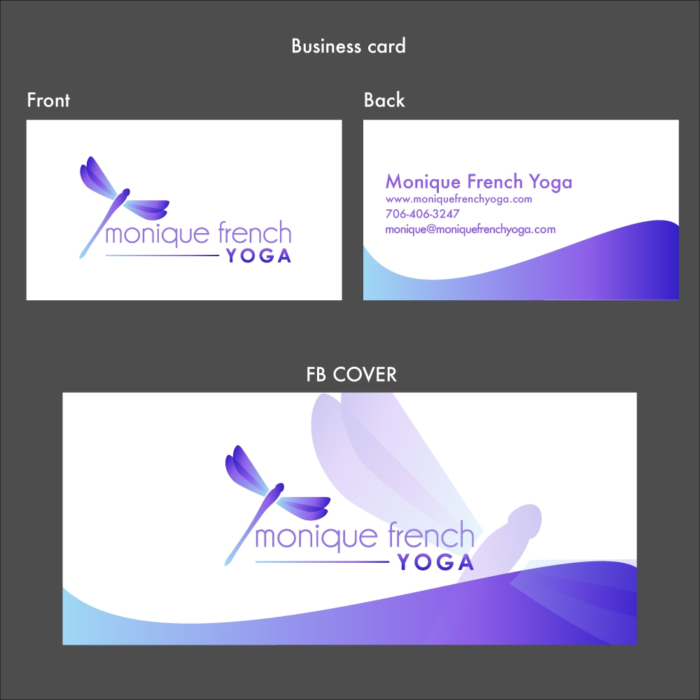 Monique French Yoga logo design by Dakouten