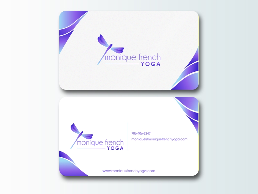 Monique French Yoga logo design by corneldesign77