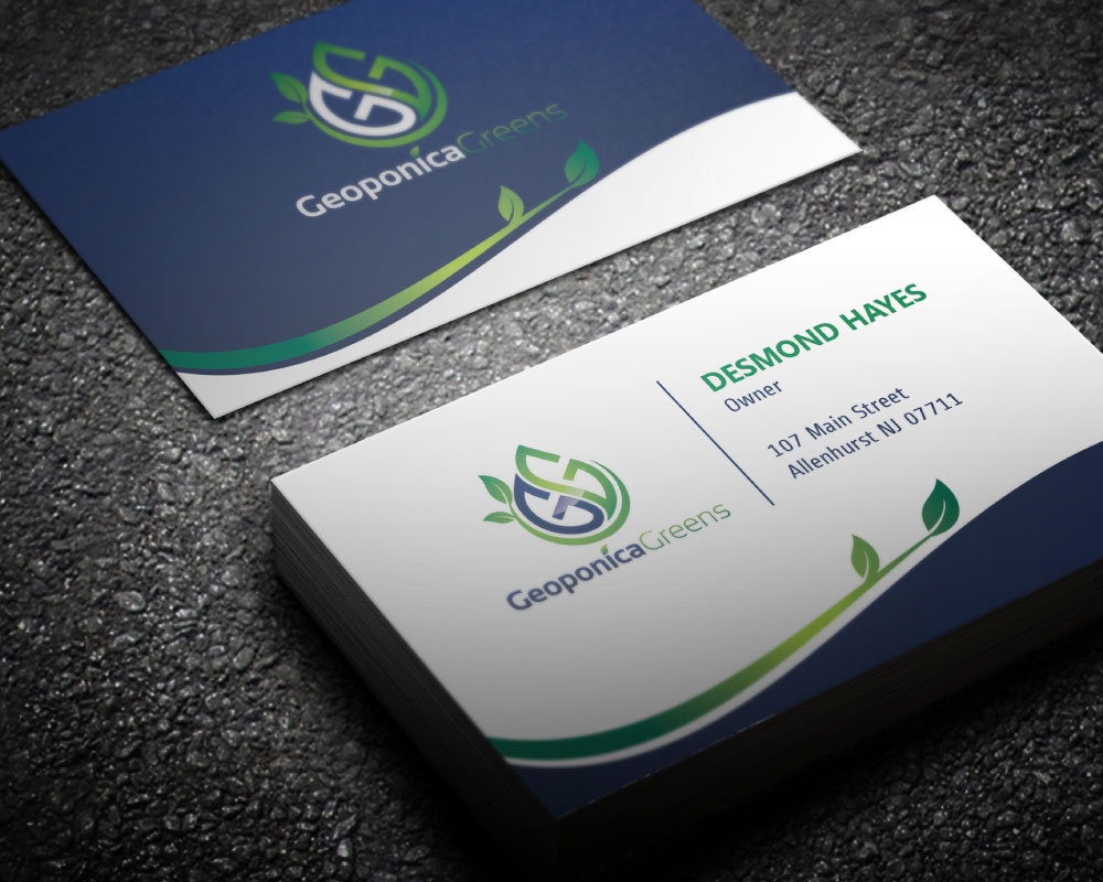 Geoponica Greens  logo design by Boomstudioz