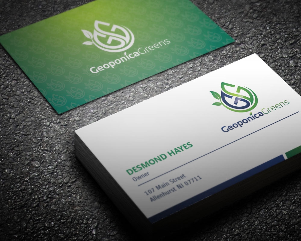 Geoponica Greens  logo design by Boomstudioz