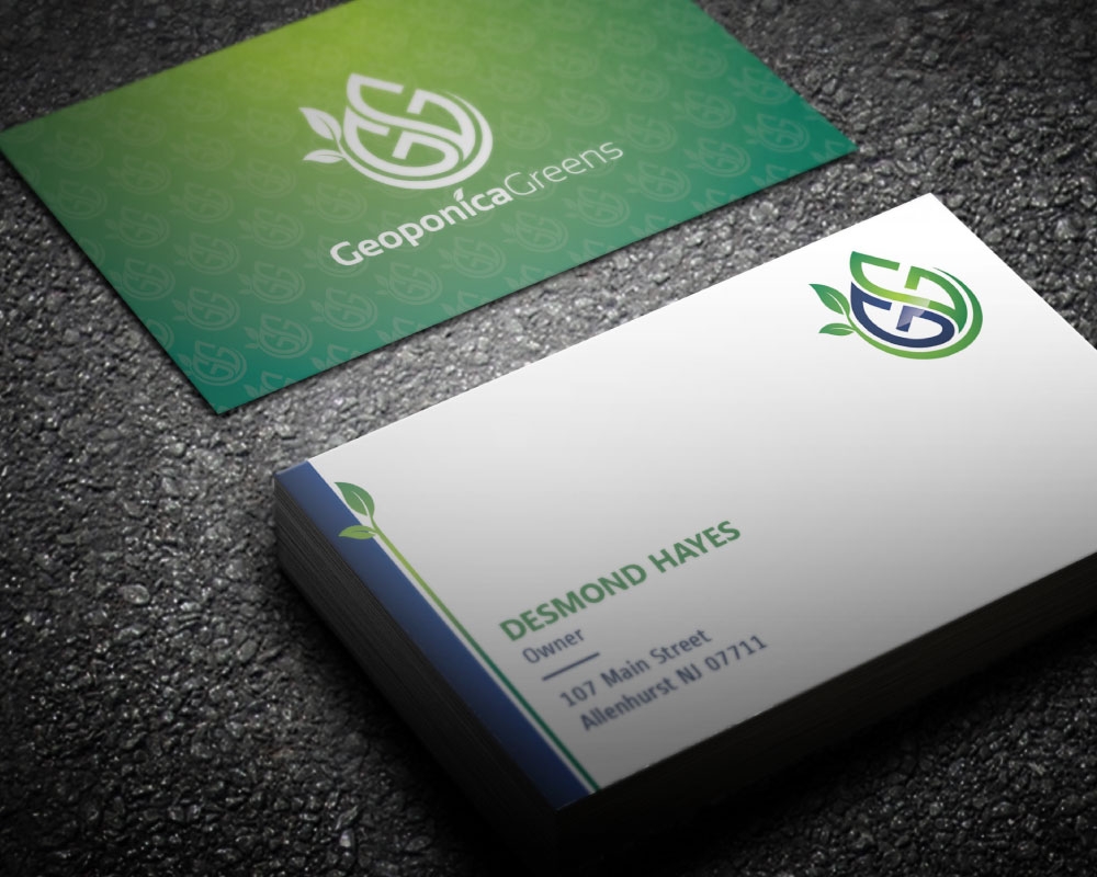 Geoponica Greens  logo design by Boomstudioz