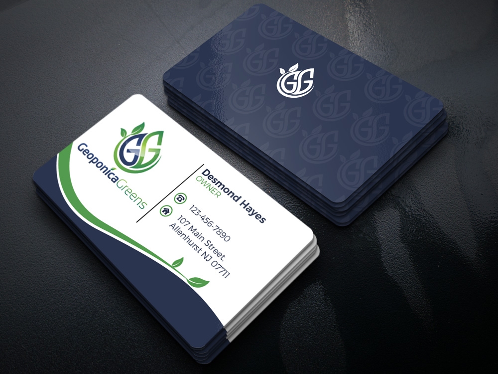 Geoponica Greens  logo design by Gelotine