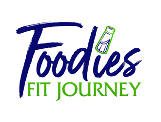  Foodies Fit Journey logo design by megalogos