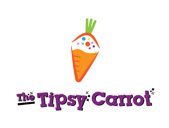 The Tipsy Carrot  logo design by murasakura