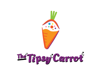 The Tipsy Carrot  logo design by murasakura
