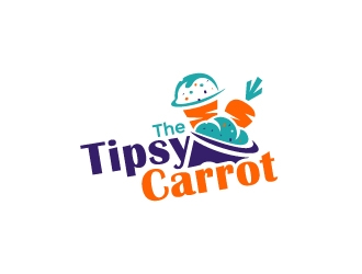 The Tipsy Carrot  logo design by Anizonestudio