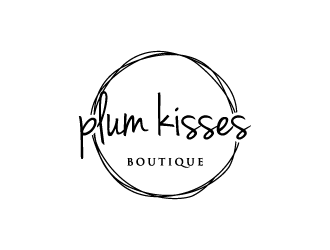 Plum Kisses logo design by dchris