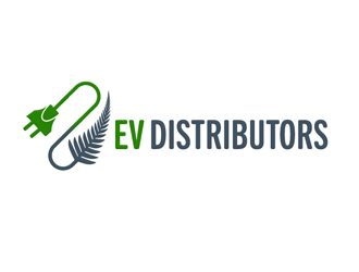 EV Distributors  logo design by megalogos