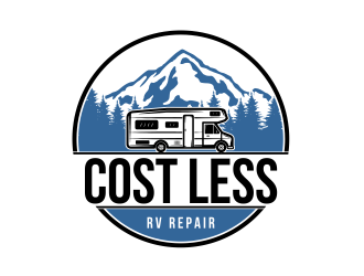 Cost Less RV Repair logo design by Cekot_Art