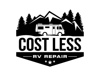 Cost Less RV Repair logo design by dchris