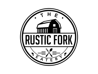 The rustic fork eatery  logo design by pakNton