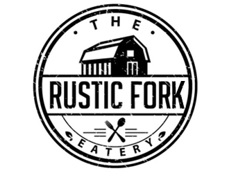 The rustic fork eatery  logo design by BeDesign