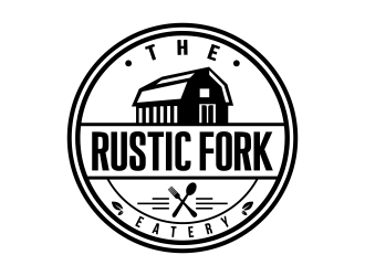 The rustic fork eatery  logo design by graphicstar