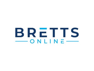 Bretts Online logo design by pixalrahul