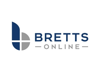 Bretts Online logo design by akilis13