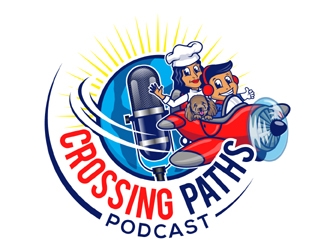 Crossing Paths Podcast  logo design by MAXR