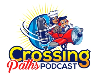 Crossing Paths Podcast  logo design by MAXR