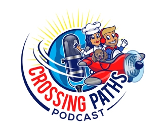 Crossing Paths Podcast  logo design by MAXR
