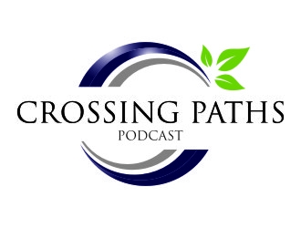 Crossing Paths Podcast  logo design by jetzu