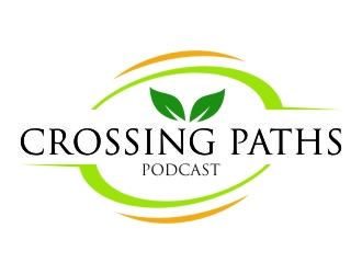 Crossing Paths Podcast  logo design by jetzu