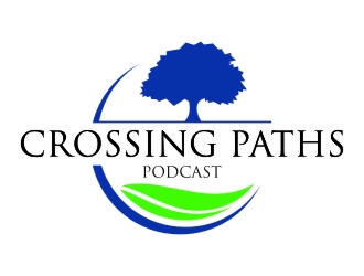 Crossing Paths Podcast  logo design by jetzu