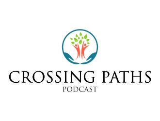 Crossing Paths Podcast  logo design by jetzu