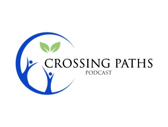 Crossing Paths Podcast  logo design by jetzu