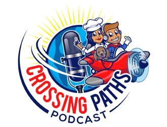 Crossing Paths Podcast  logo design by MAXR