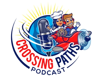Crossing Paths Podcast  logo design by MAXR
