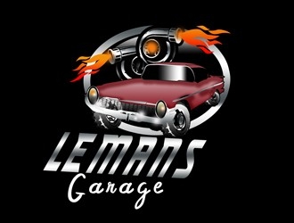 Lemans Garage logo design by bougalla005
