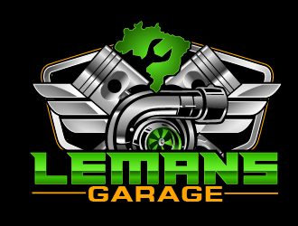 Lemans Garage logo design by THOR_