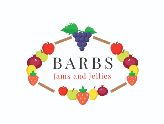 Barbs Jams and Jellies logo design by CuteCreative