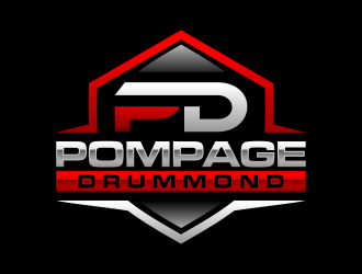Pompage Drummond logo design by imagine