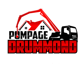 Pompage Drummond logo design by THOR_