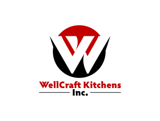 WellCraft Kitchens Inc. logo design by ekitessar