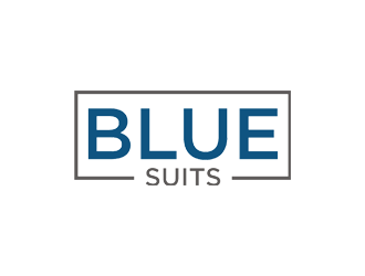 blue suits logo design by Kraken