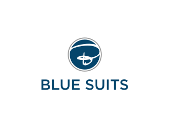 blue suits logo design by mbamboex