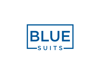 blue suits logo design by BintangDesign