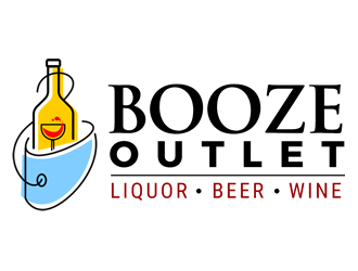 Booze Outlet       Liquor - Beer - Wine logo design by Coolwanz